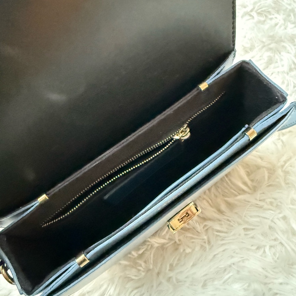 Sezane Claude Bag in Smooth Blue (Discontinued color!) - Picture 7 of 8